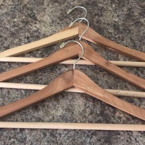 Three Cedar Suit Hangers